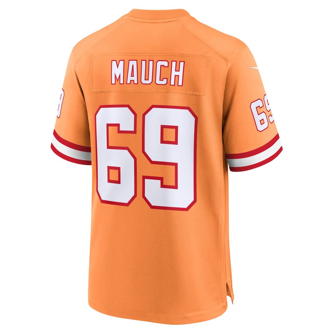 Cody Mauch Tampa Bay Buccaneers Nike Orange Alternate Game Jersey