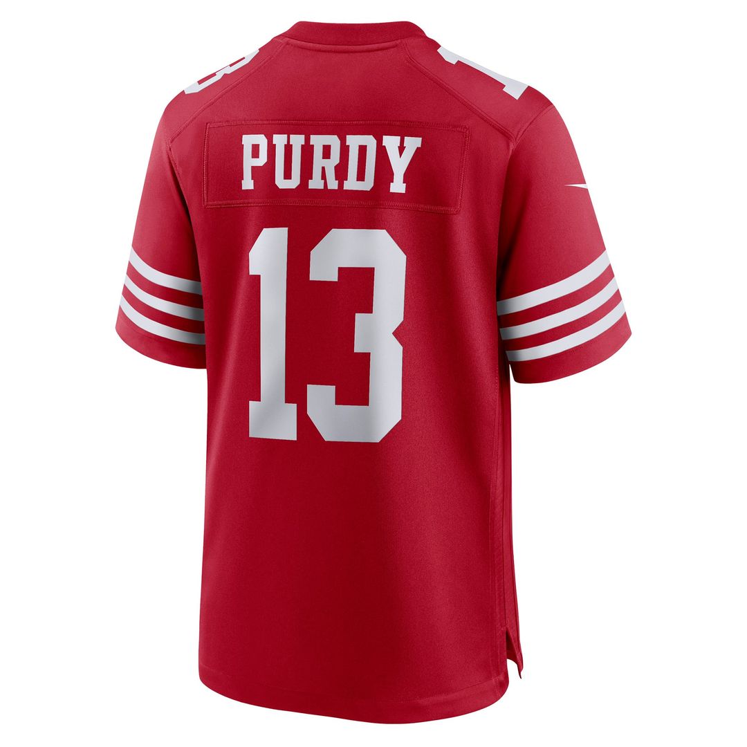 Brock Purdy San Francisco 49ers Nike Scarlet Game Player Jersey
