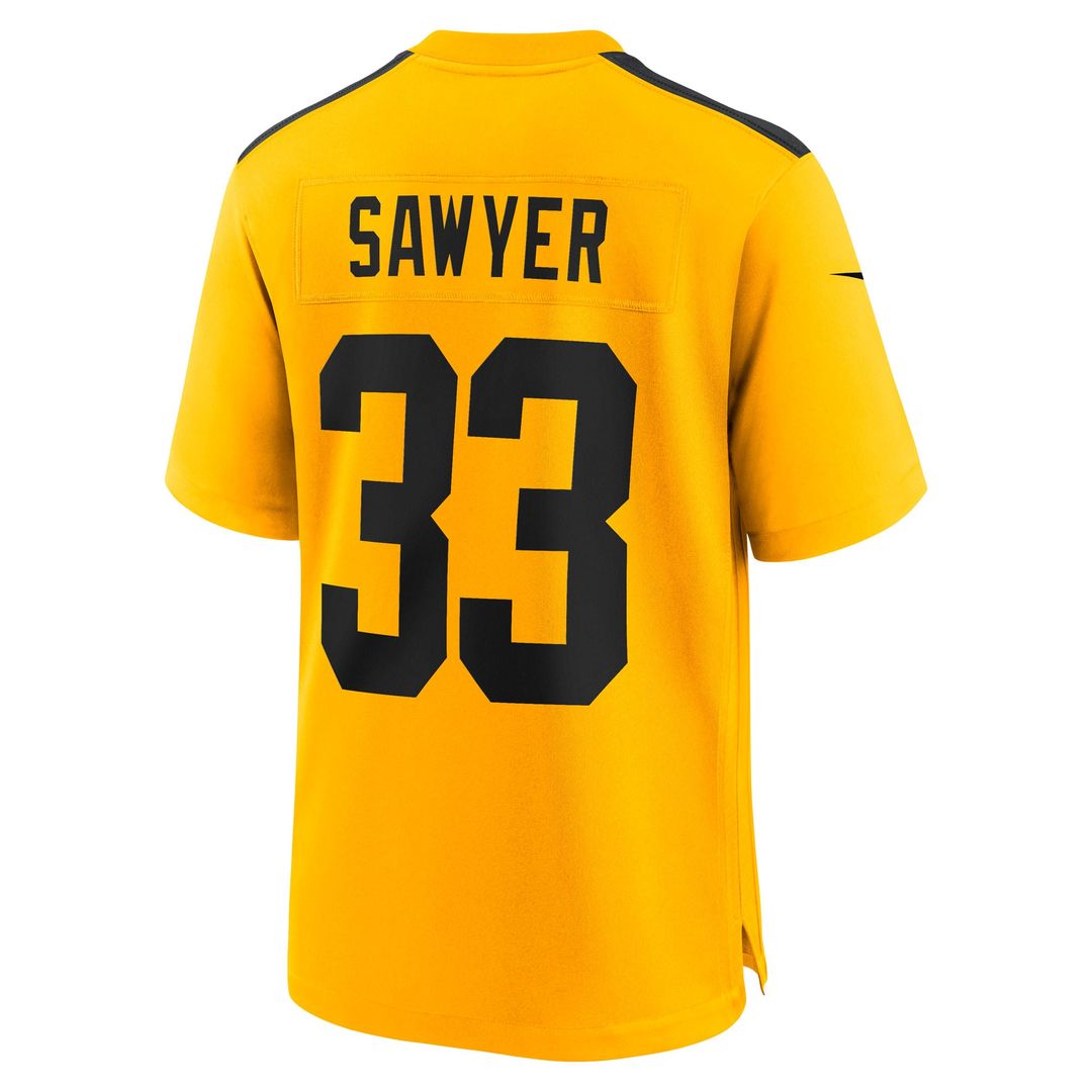 Jack Sawyer Pittsburgh Steelers Nike Gold Alternate Game Jersey