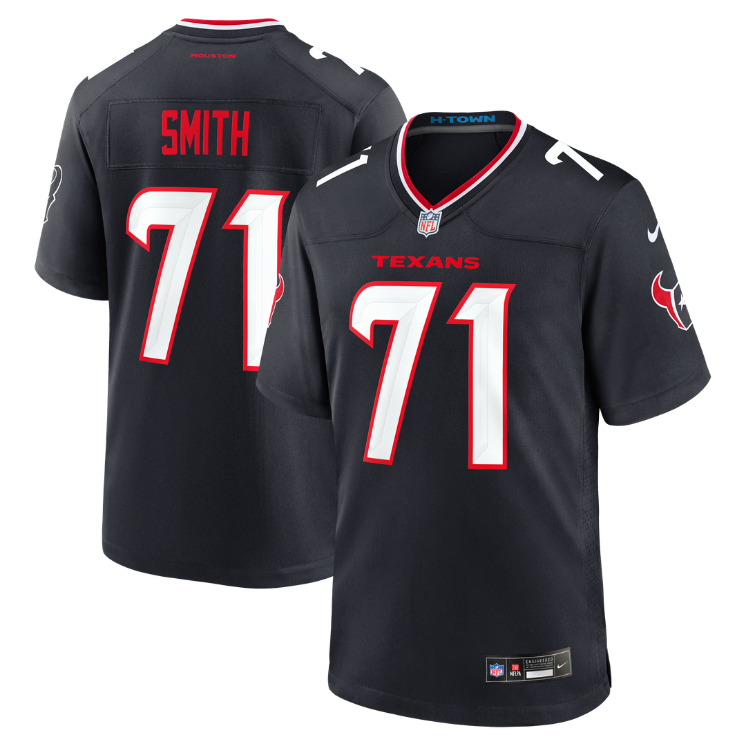 Braden Smith Houston Texans Nike Navy Team Game Jersey