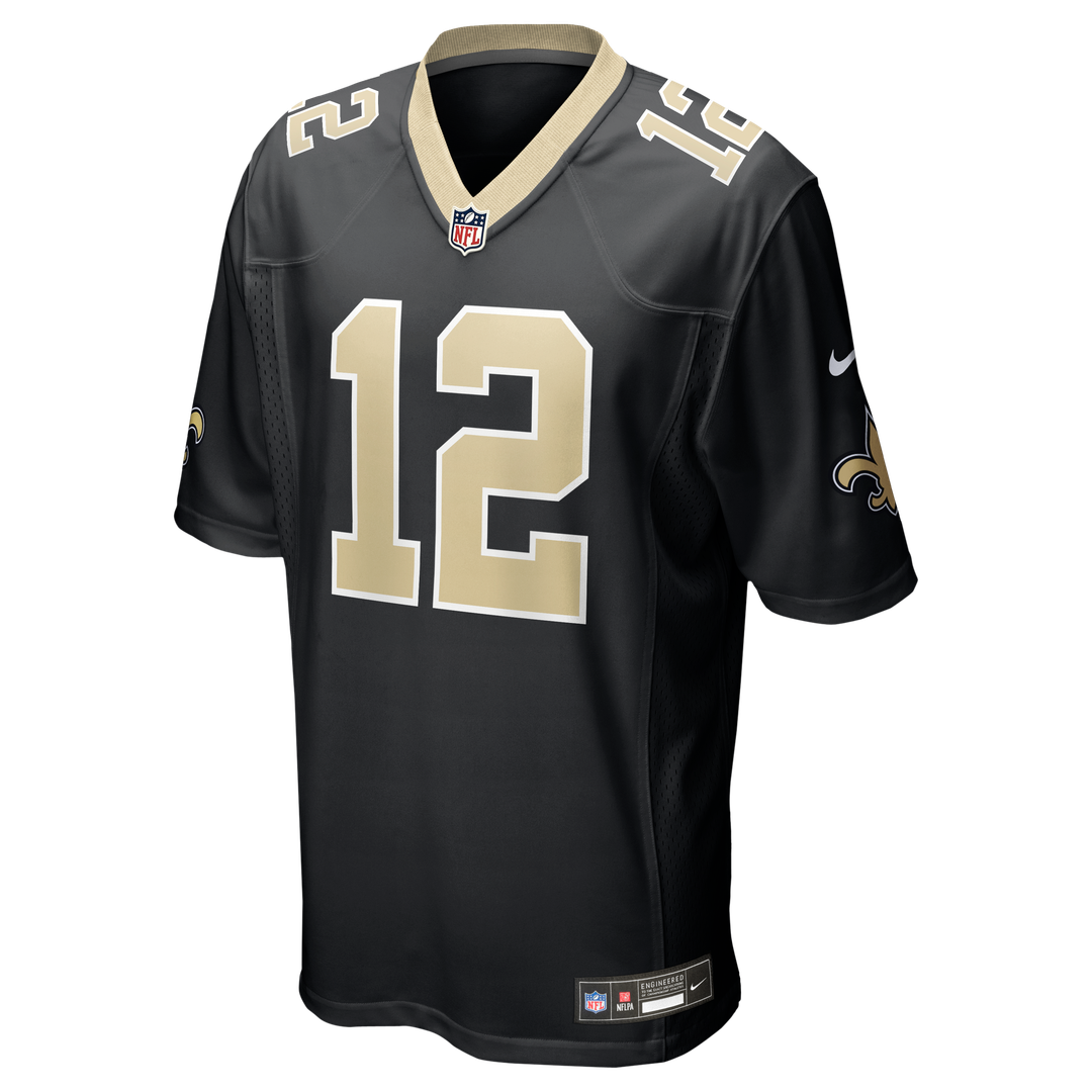 Chris Olave New Orleans Saints Nike Black Player Game Jersey