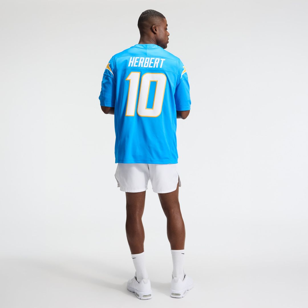 Justin Herbert Los Angeles Chargers Nike Navy Alternate Super Chargers Vapor F.U.S.E. Stitched Limited Jersey