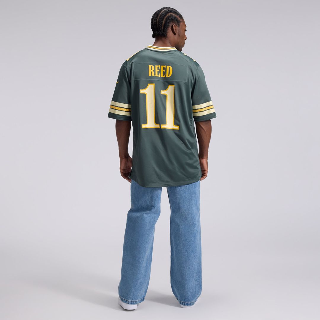 Jayden Reed Green Bay Packers Nike Green 2026 Rivalries Collection Game Jersey