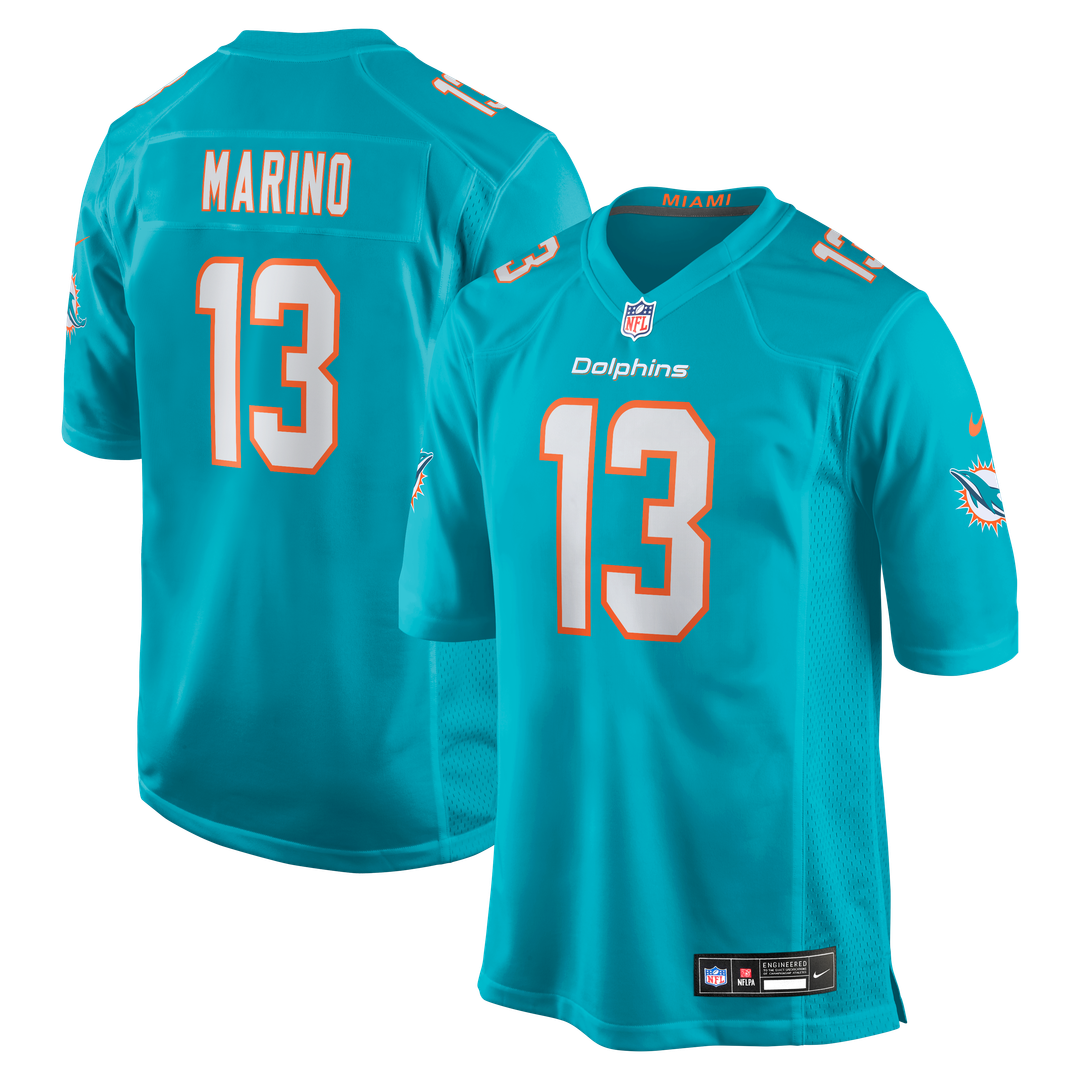 Dan Marino Miami Dolphins Nike Aqua Game Retired Player Jersey