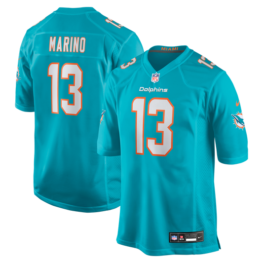 Dan Marino Miami Dolphins Nike Aqua Game Retired Player Jersey