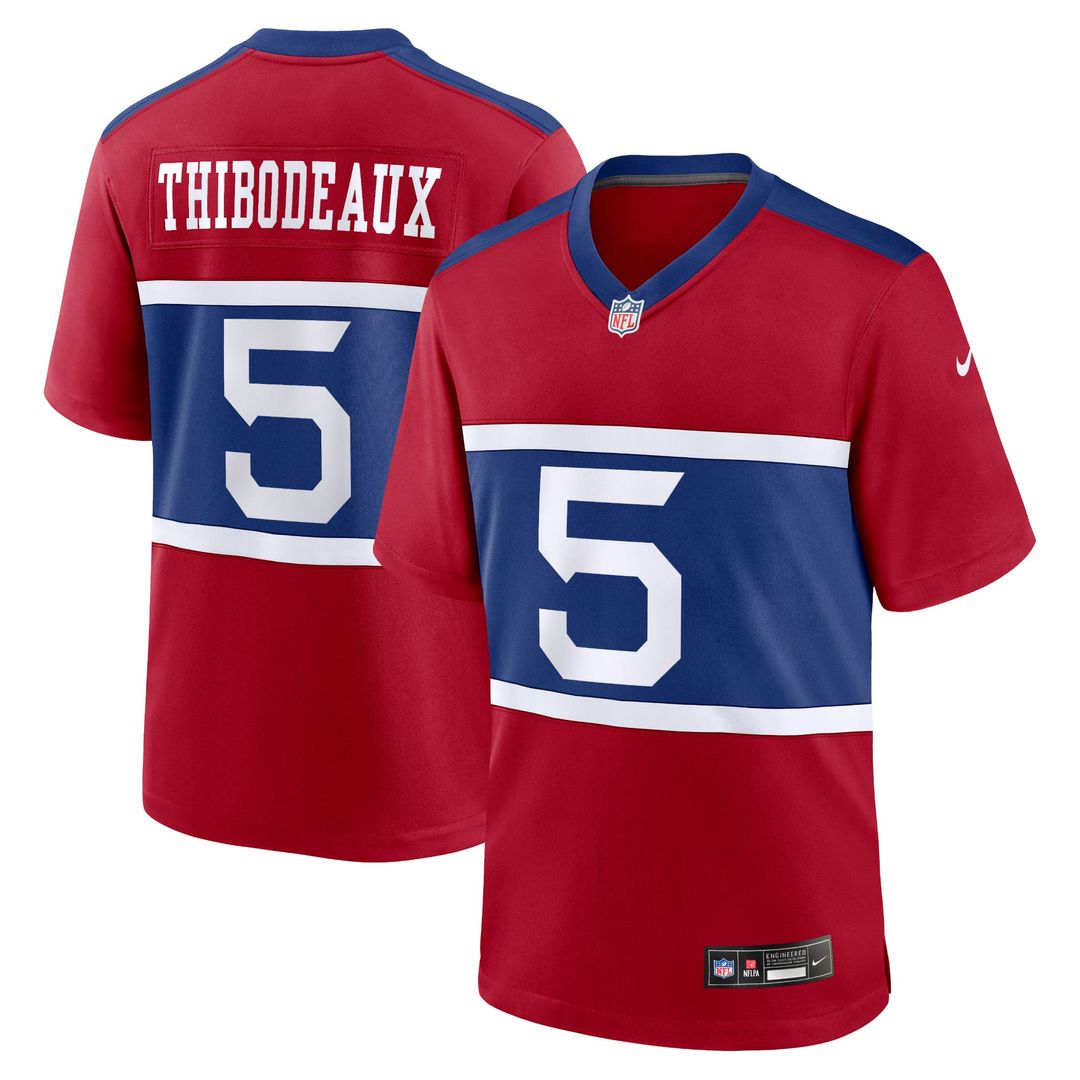 Kayvon Thibodeaux New York Giants Nike Century Red Alternate Player Game Jersey
