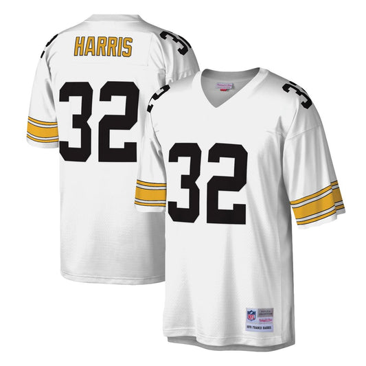 Franco Harris Pittsburgh Steelers Mitchell & Ness White Legacy Replica Jersey