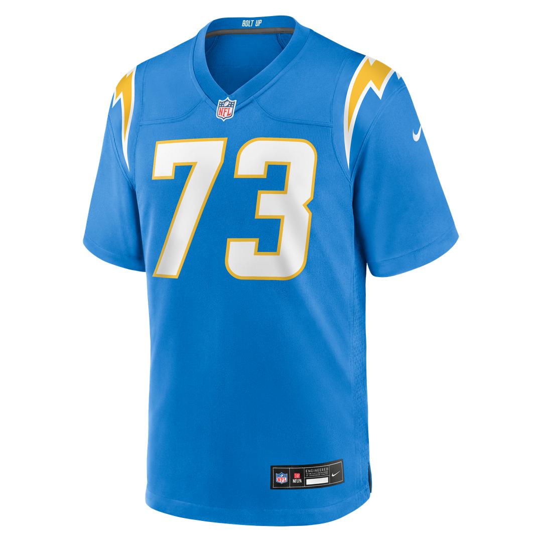 Mekhi Becton Los Angeles Chargers Nike Powder Blue Team Game Jersey
