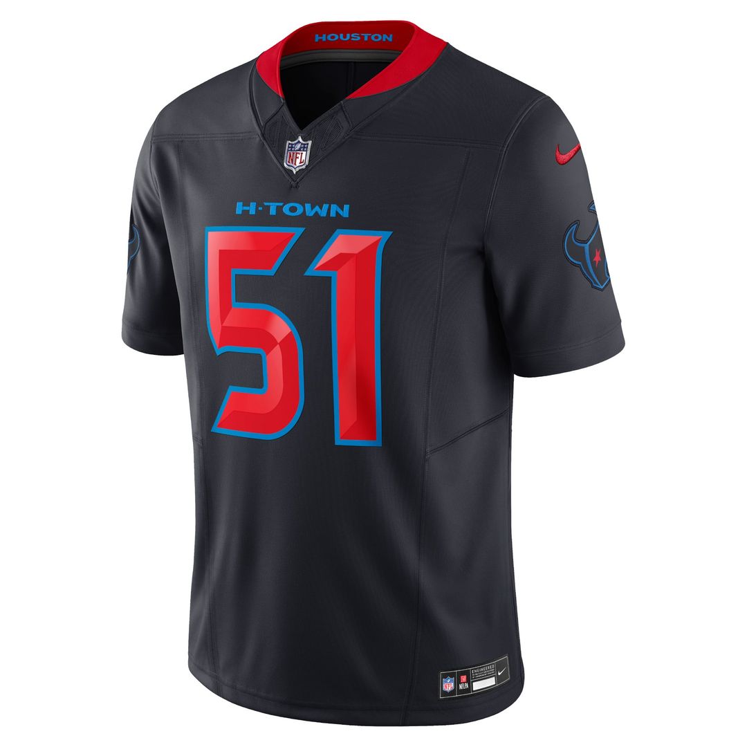 Will Anderson Jr. Houston Texans Nike Navy 2nd Alternate Vapor F.U.S.E. Limited Jersey