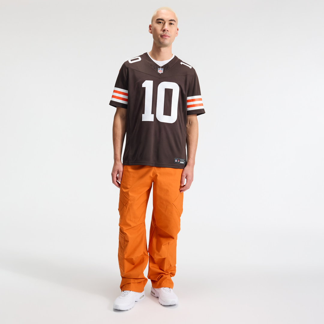 Quinshon Judkins Cleveland Browns Nike Brown Team Vapor F.U.S.E. Stitched Limited Jersey
