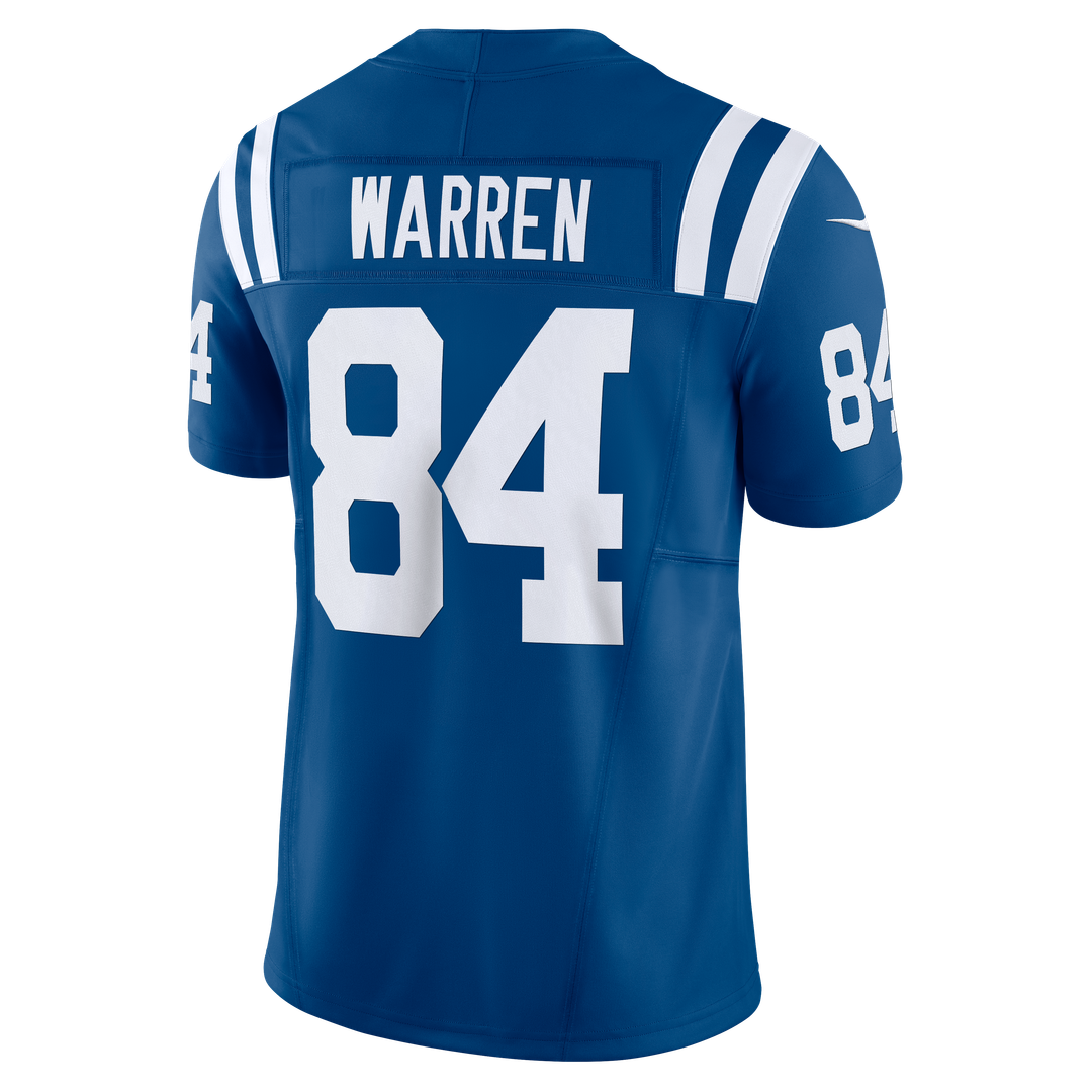 Tyler Warren Indianapolis Colts Nike Royal Team Vapor F.U.S.E. Limited Jersey