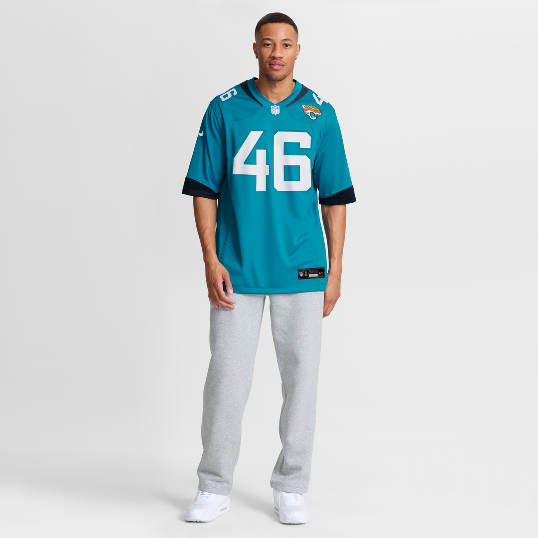Ross Matiscik Jacksonville Jaguars Nike Teal Game Jersey