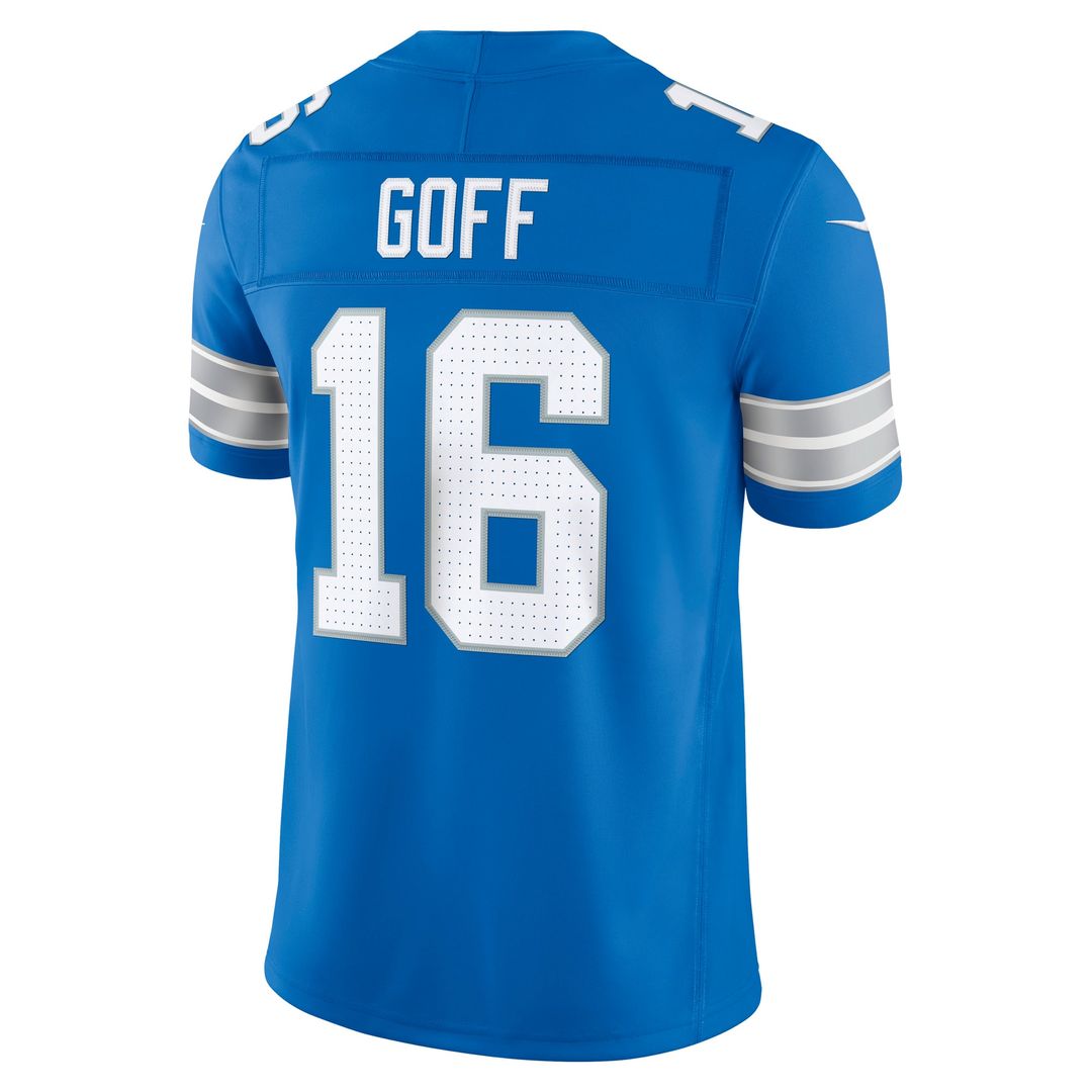 Jared Goff Detroit Lions Nike Black Alternate Vapor F.U.S.E. Stitched Limited Jersey