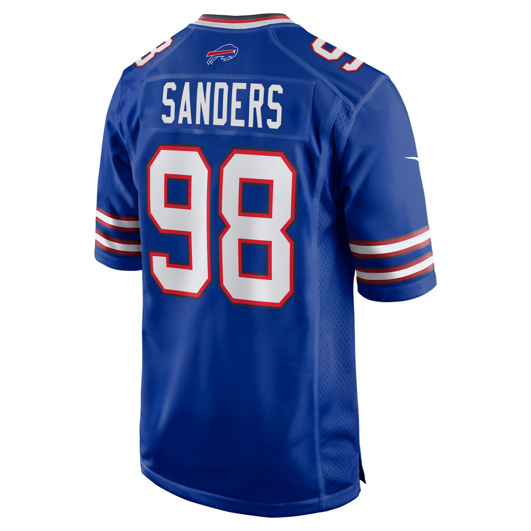 T.J. Sanders Buffalo Bills Nike Royal Team Game Jersey