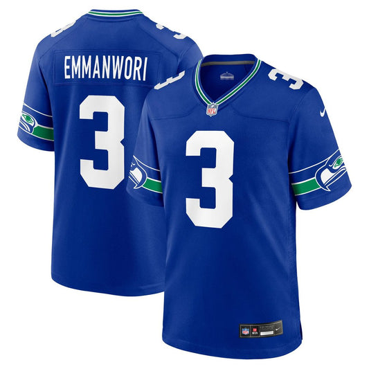 Nick Emmanwori Seattle Seahawks Nike Royal Alternate Game Player Jersey