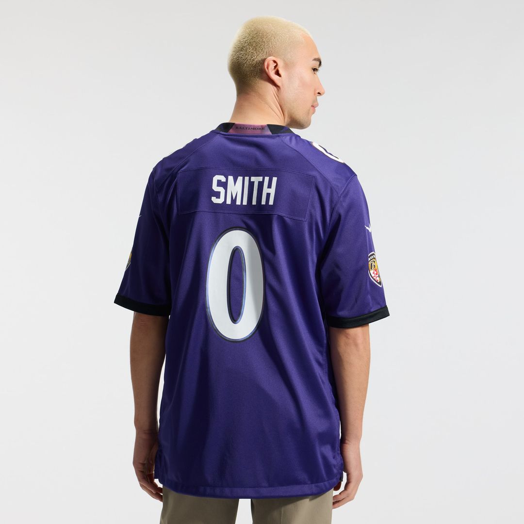 Roquan Smith Baltimore Ravens Nike Purple Team Game Jersey