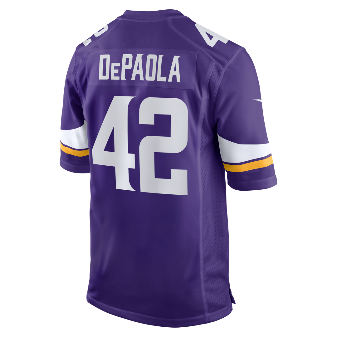 Andrew DePaola Minnesota Vikings Nike Purple Game Jersey