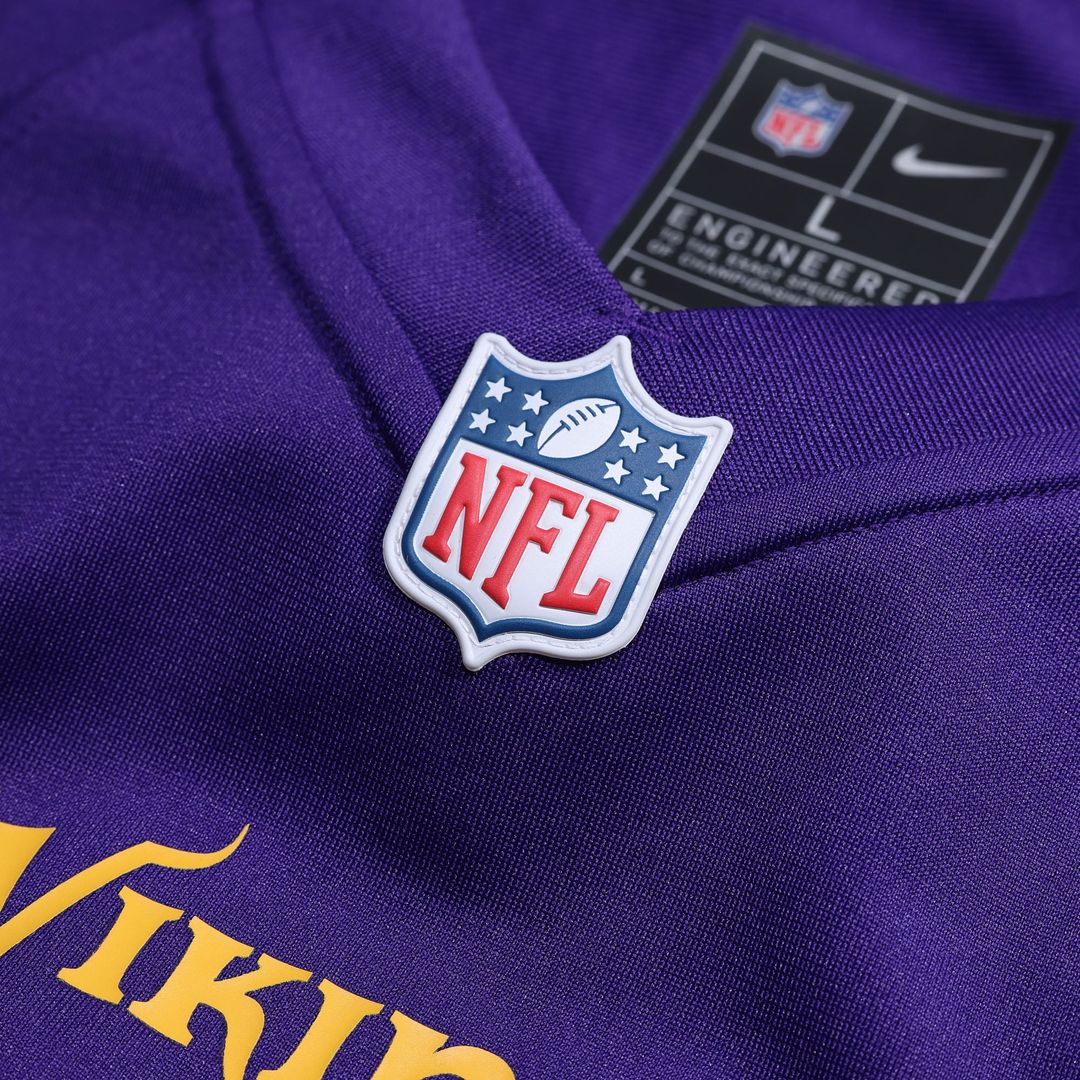 Aaron Jones Minnesota Vikings Nike Purple Game Player Jersey