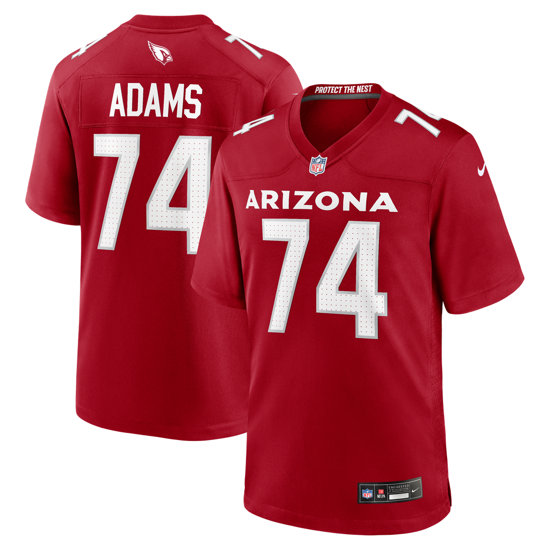 Isaiah Adams Arizona Cardinals Nike Cardinal Team Game Jersey