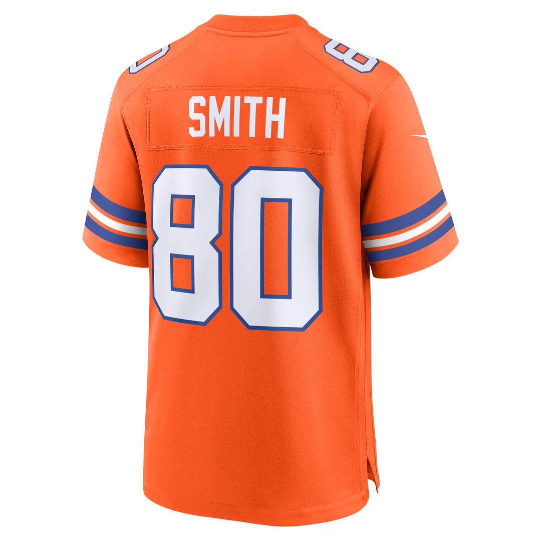 Rod Smith Denver Broncos Nike Orange Retired Player Alternate Game Jersey