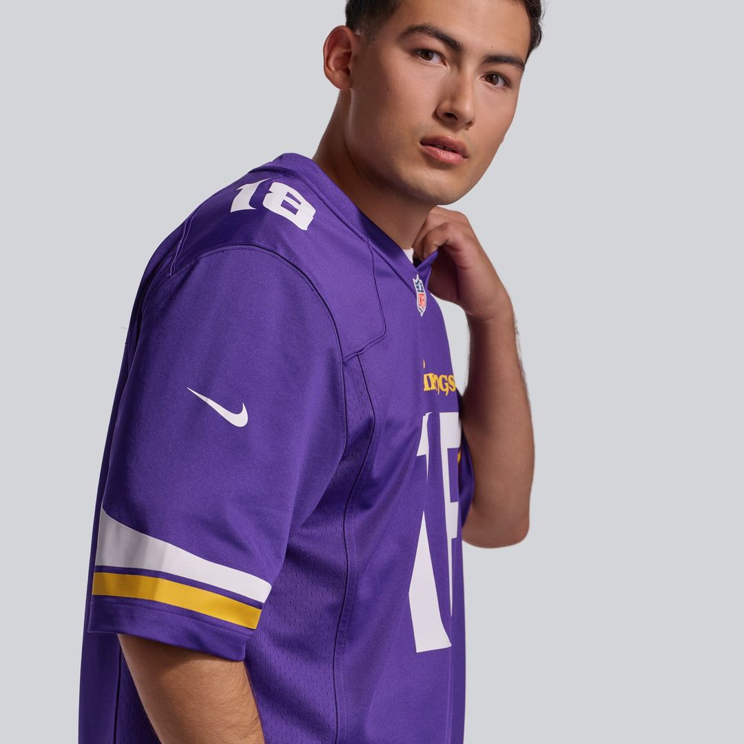 Justin Jefferson Minnesota Vikings Nike Purple Player Game Jersey