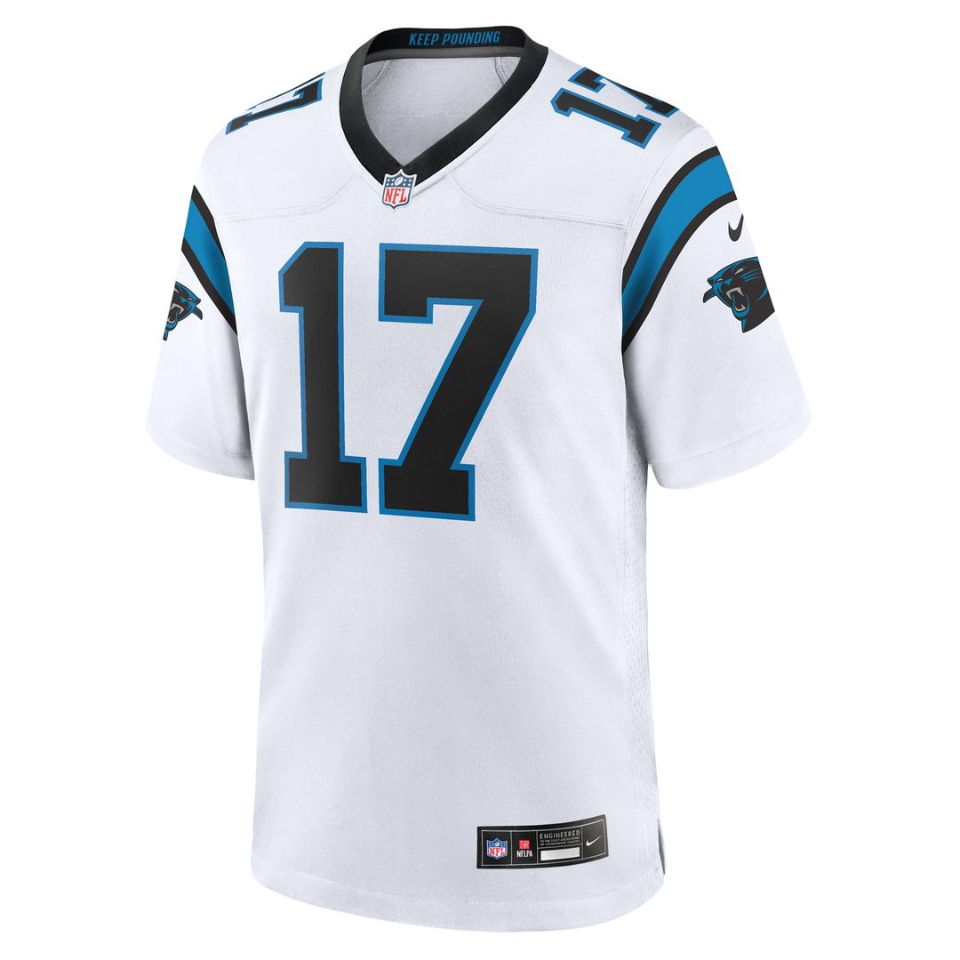 Xavier Legette Carolina Panthers Nike White Game Jersey