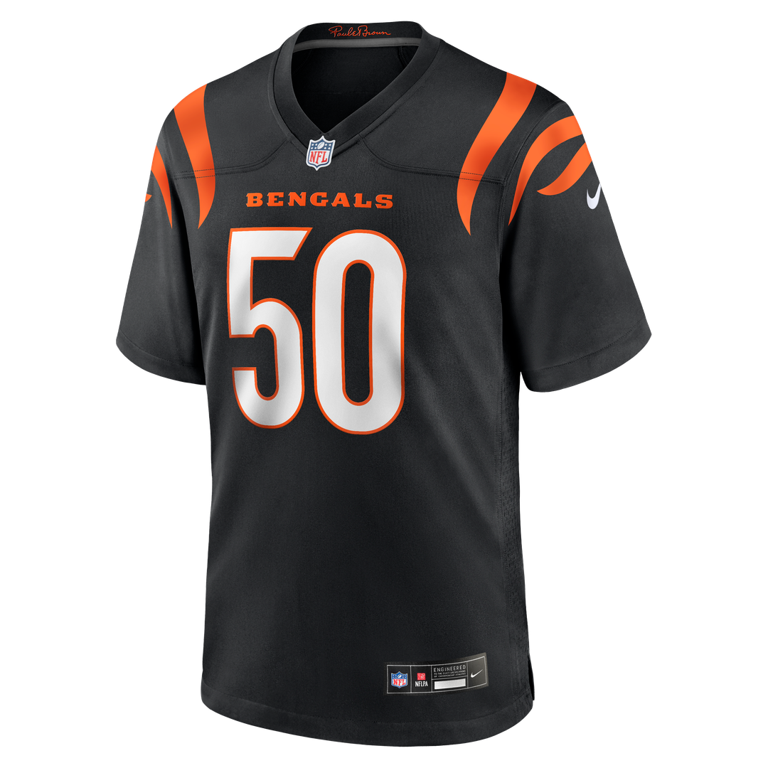 Shaka Heyward Cincinnati Bengals Nike Black Team Game Jersey