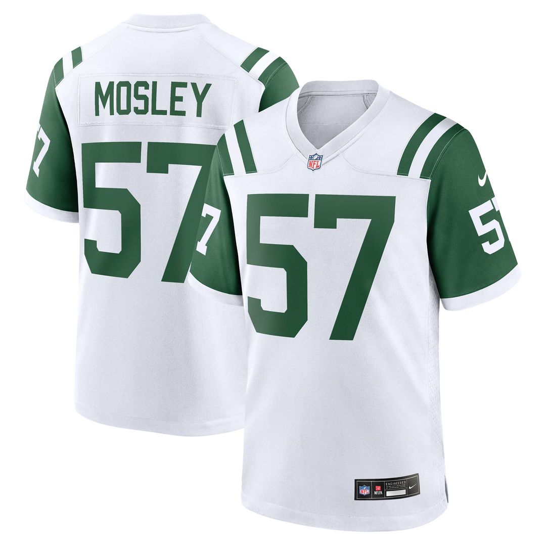C.J. Mosley New York Jets Nike White Classic Alternate Game Jersey