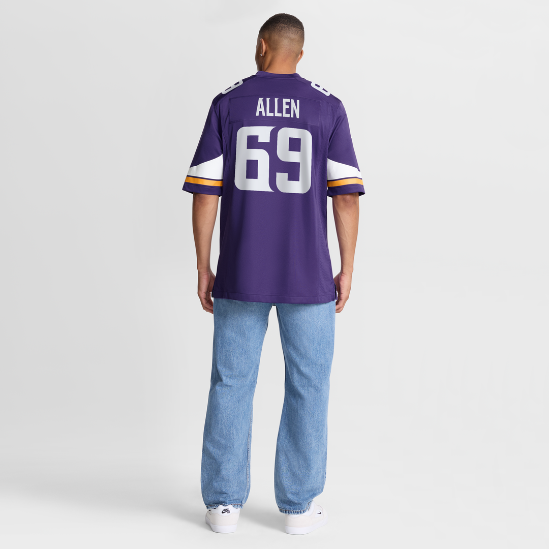Jared Allen Minnesota Vikings Nike Purple Retired Player Game Jersey