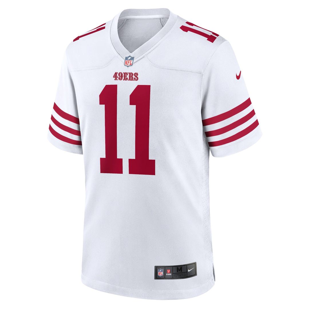 Brandon Aiyuk San Francisco 49ers Nike Scarlet Team Player Game Jersey