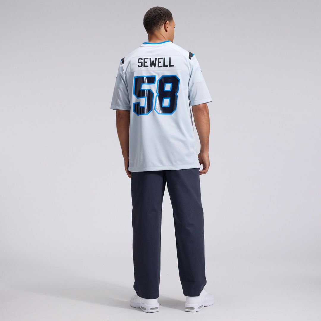 Penei Sewell Detroit Lions Nike Silver 2026 Rivalries Collection Game Jersey
