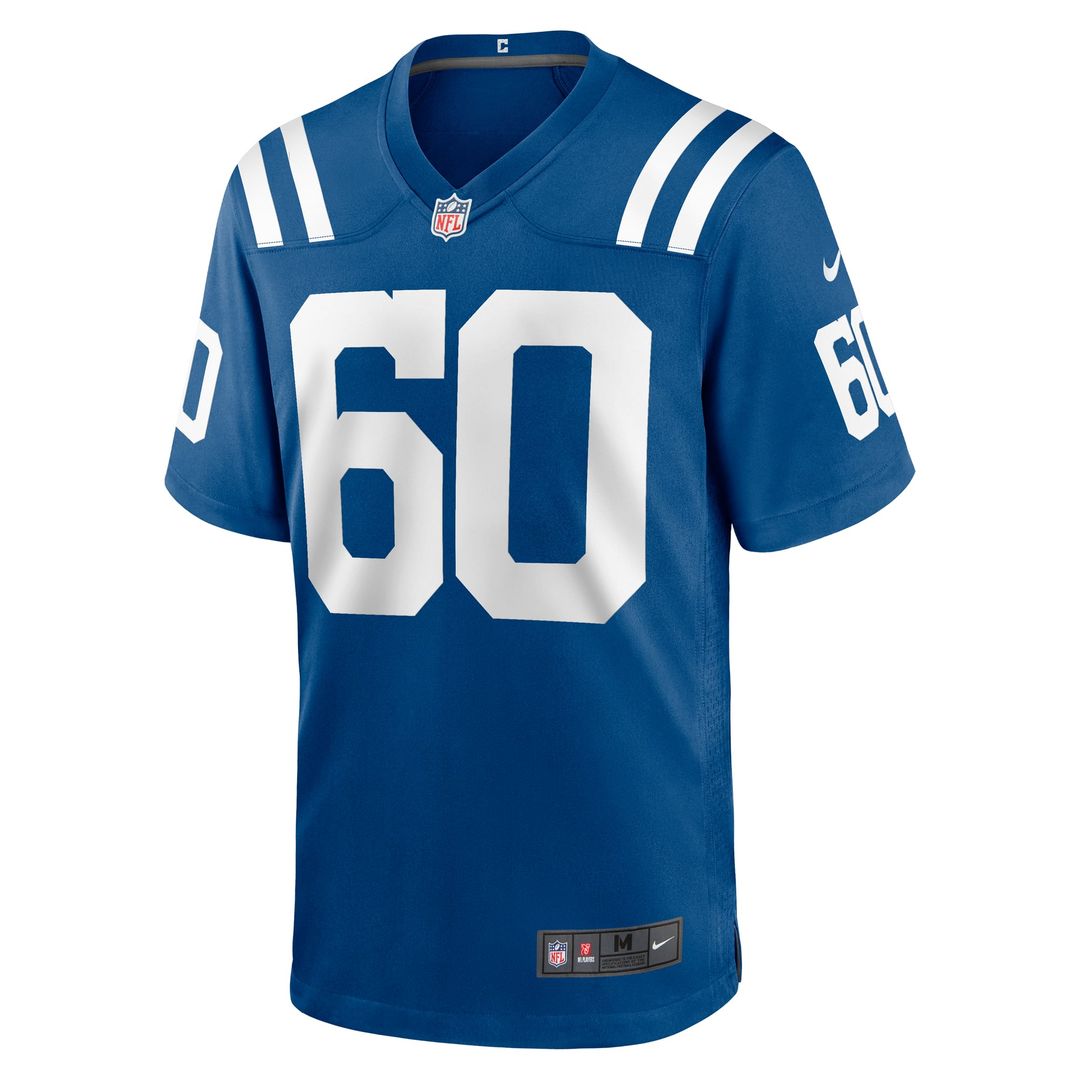 Tanor Bortolini Indianapolis Colts Nike Royal Game Jersey