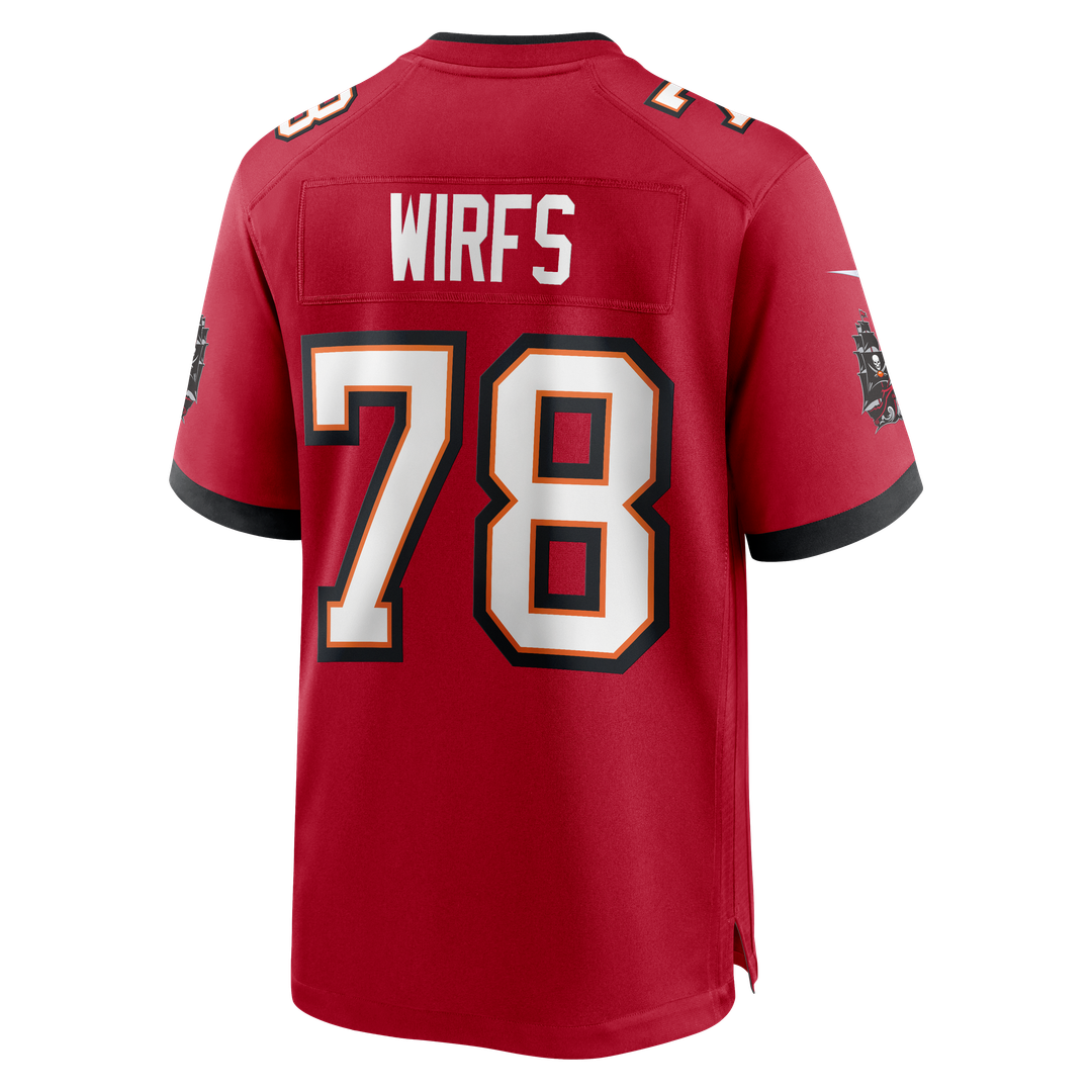 Tristan Wirfs Tampa Bay Buccaneers Nike Red Player Game Jersey
