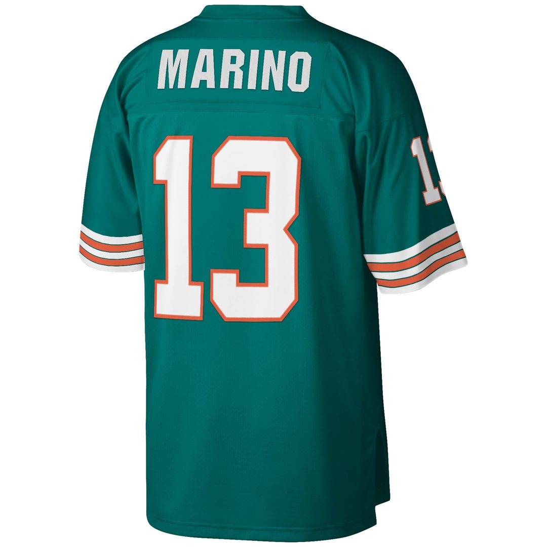 Dan Marino Miami Dolphins Mitchell & Ness Aqua Big & Tall 1984 Retired Player Replica Jersey