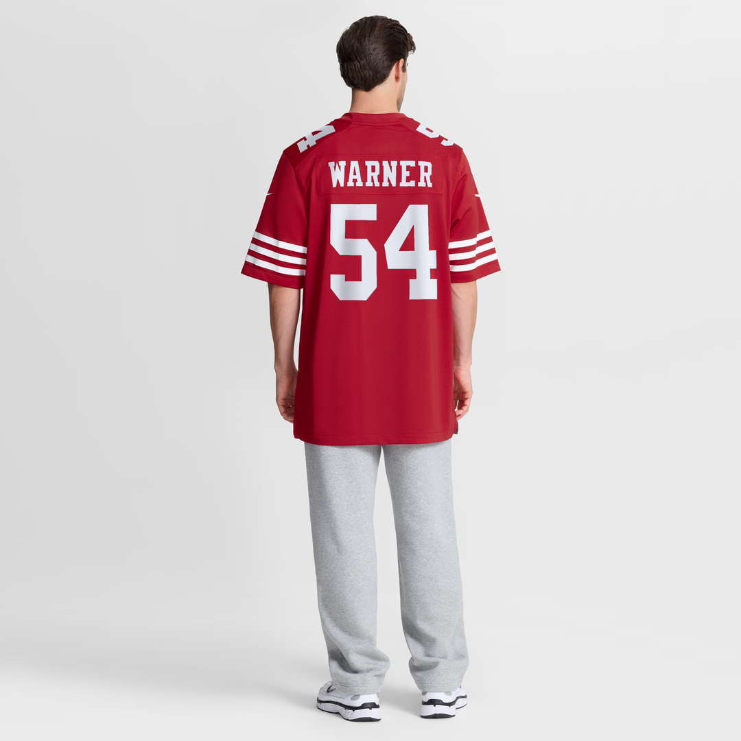 Fred Warner San Francisco 49ers Nike Scarlet Player Game Jersey