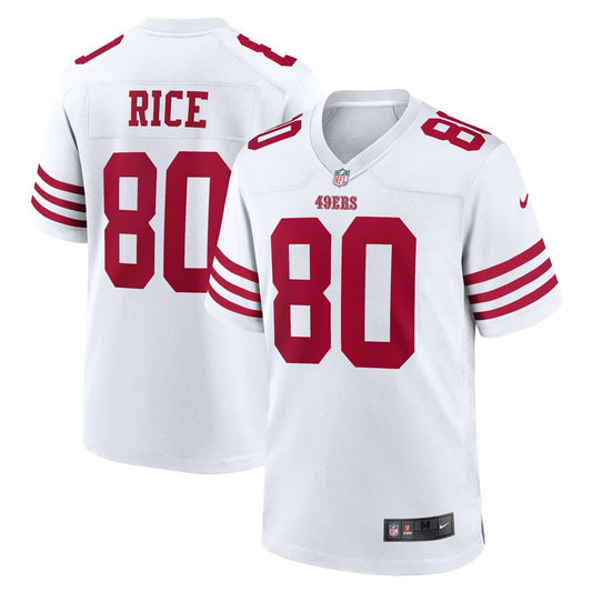 Jerry Rice San Francisco 49ers Nike White Retired Player Game Jersey