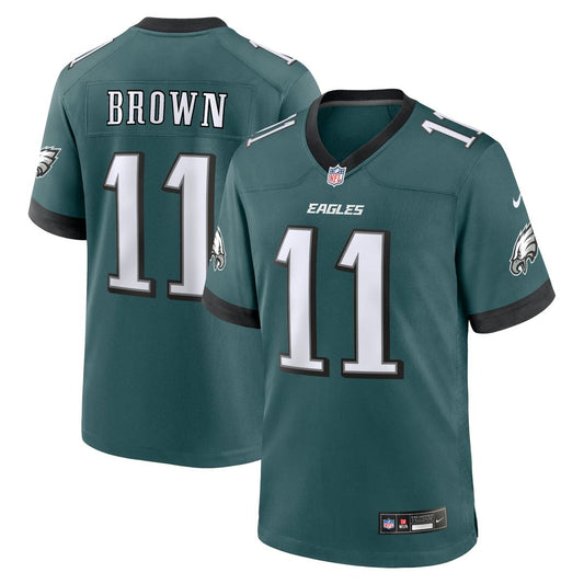 A.J. Brown Philadelphia Eagles Nike Midnight Green Team Game Jersey
