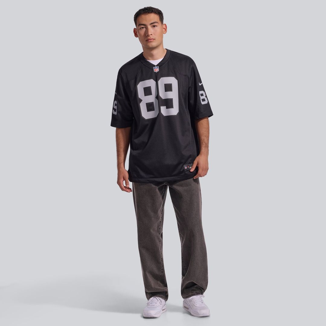 Brock Bowers Las Vegas Raiders Nike White Game Jersey