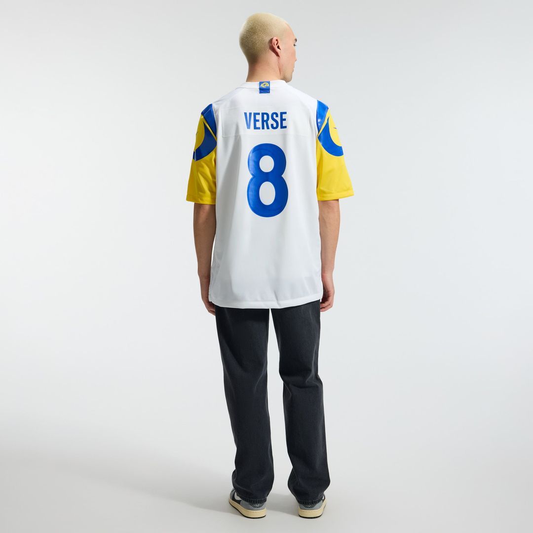 Jared Verse Los Angeles Rams Nike White White Game Player Jersey