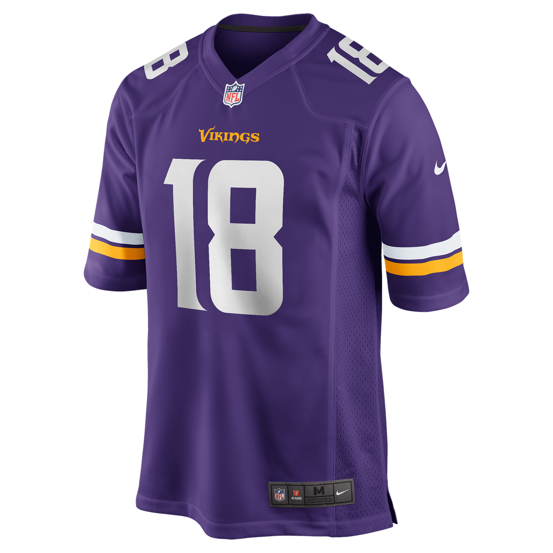 Justin Jefferson Minnesota Vikings Nike Purple Player Game Jersey