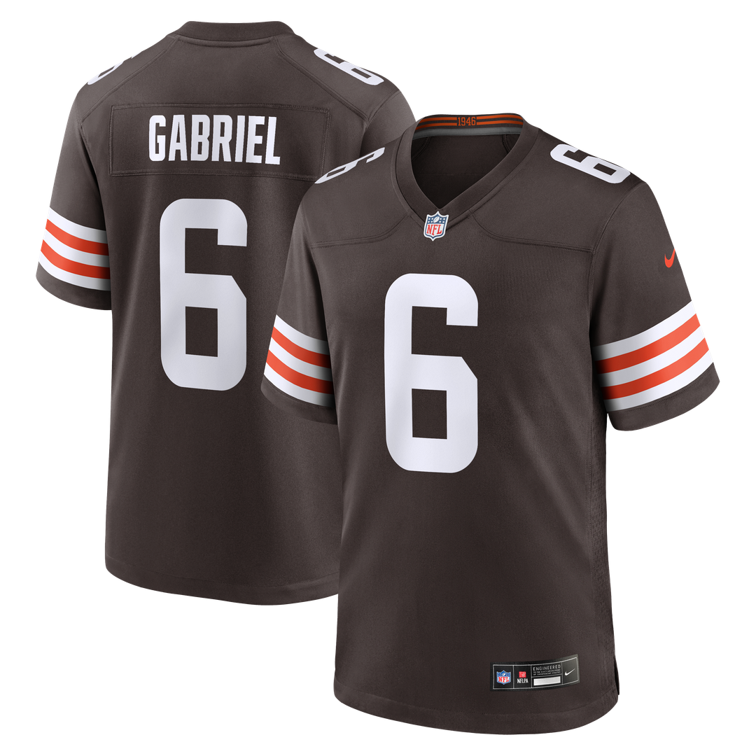 Dillon Gabriel Cleveland Browns Nike Brown Team Game Jersey