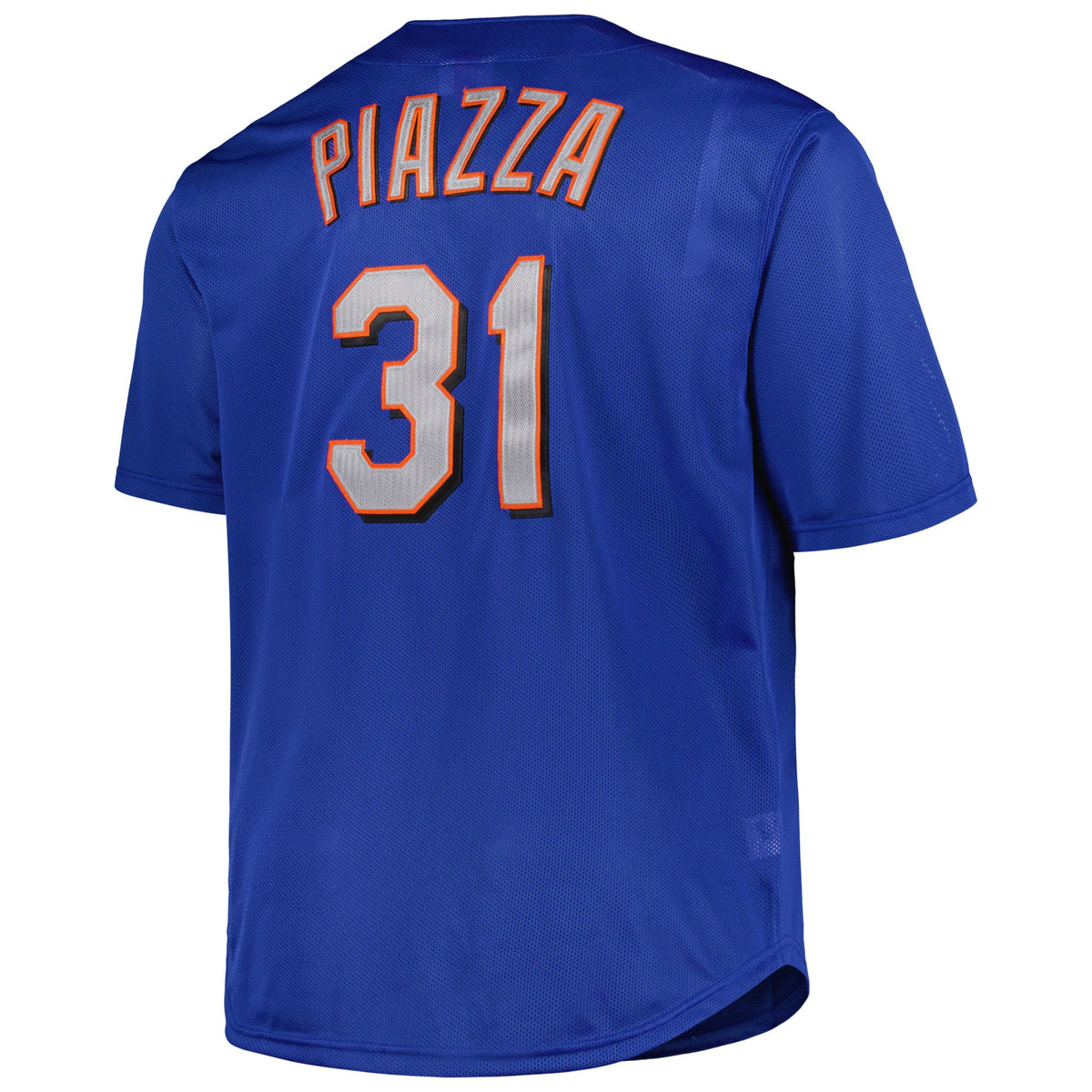 New York Mets Mike Piazza Mitchell & Ness Royal Big & Tall Cooperstown Mesh Batting Practice Jersey