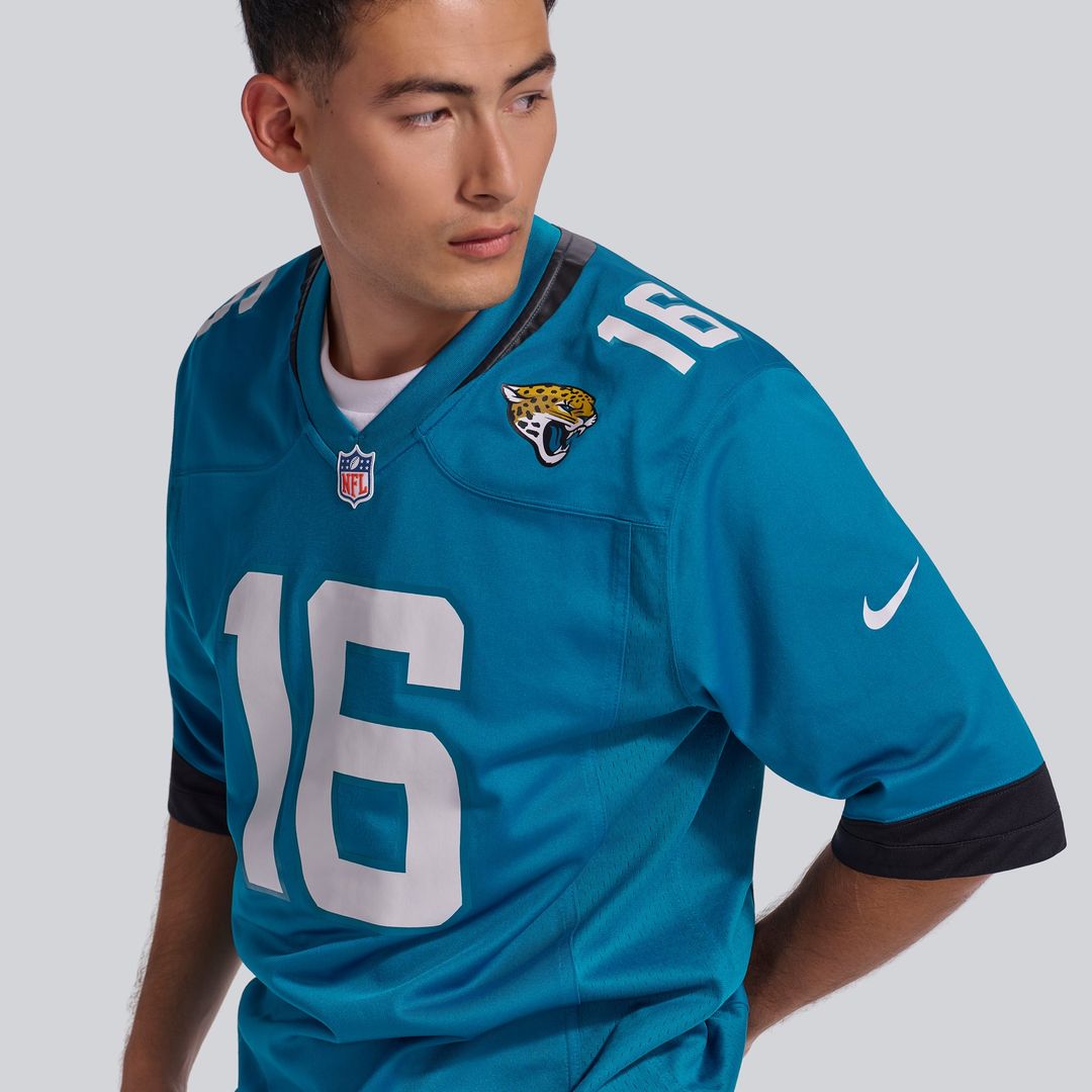 Trevor Lawrence Jacksonville Jaguars Nike Teal Home Game Jersey