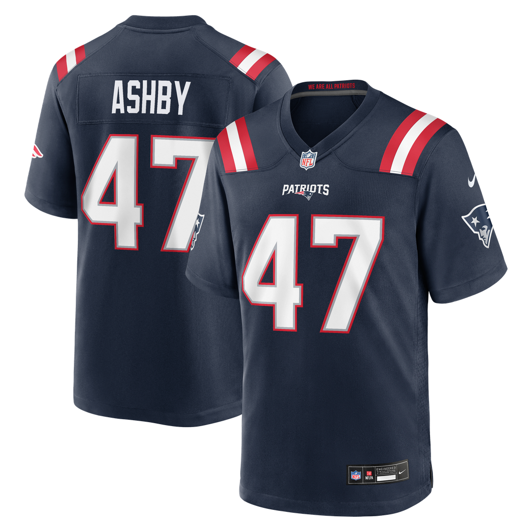 Julian Ashby New England Patriots Nike Navy Team Game Jersey