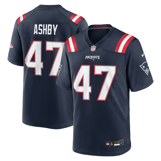 Julian Ashby New England Patriots Nike Navy Team Game Jersey