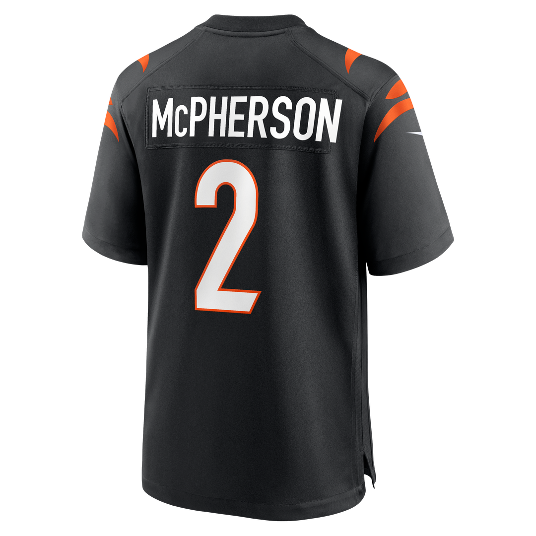 Evan McPherson Cincinnati Bengals Nike Black Game Jersey