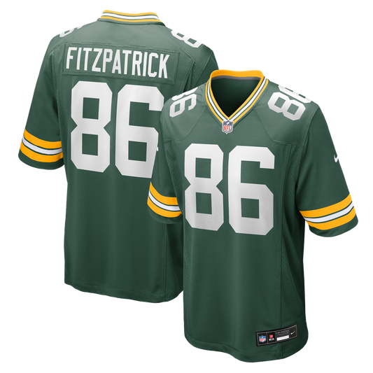 John FitzPatrick Green Bay Packers Nike Green Team Game Jersey