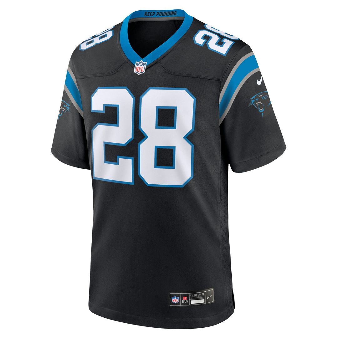 Damarri Mathis Carolina Panthers Nike Black Team Game Jersey
