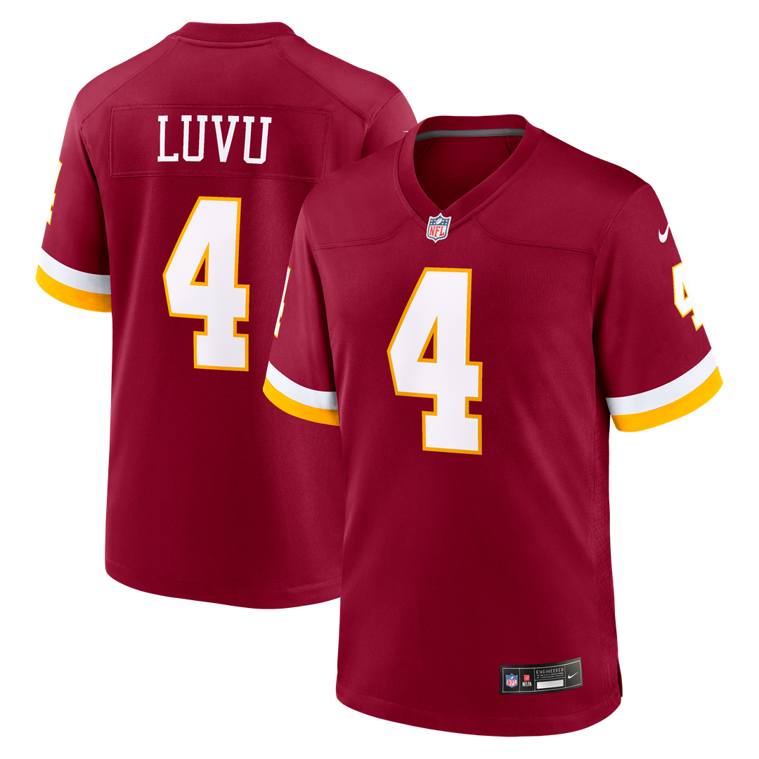 Frankie Luvu Washington Commanders Nike Black Hail Raiser Alternate Game Jersey