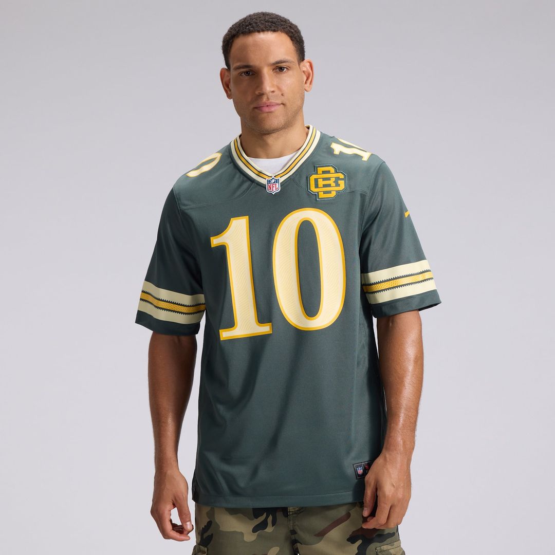 Jordan Love Green Bay Packers Nike Green 2026 Rivalries Collection Game Jersey